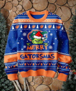 Florida Gators Grinch Christmas Merry Gatorsmas Ugly Sweater