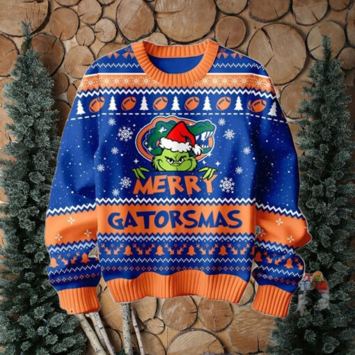 Florida Gators Grinch Christmas Merry Gatorsmas Ugly Sweater