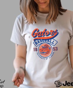 Florida Gators Ivory Baseball Logo T Shirt