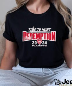 Florida Panthers 2024 Time To Hunt Redemption 2024 Playoffs Shirt