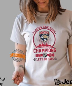 Florida Panthers Eastern Conference Champions 2024 Let’s Go Cats Shirt