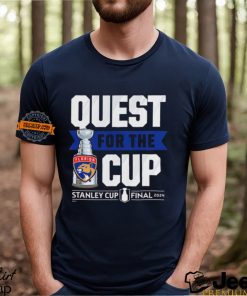 Florida Panthers Fanatics 2024 Stanley Cup Final Quest for the cup shirt