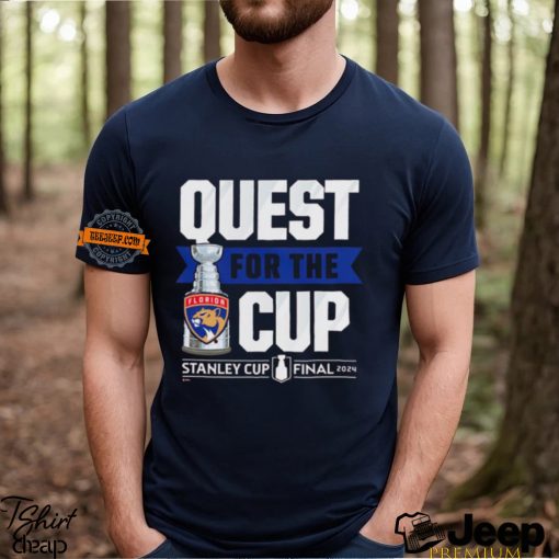 Florida Panthers Fanatics 2024 Stanley Cup Final Quest for the cup shirt