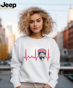 Florida Panthers Heartbeat T Shirt, Heartbeat Hockey 2024 Shirt