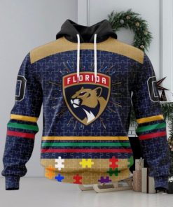 Florida Panthers Hoodie Specialized Design With Fearless Aganst Autism Concept Hoodie