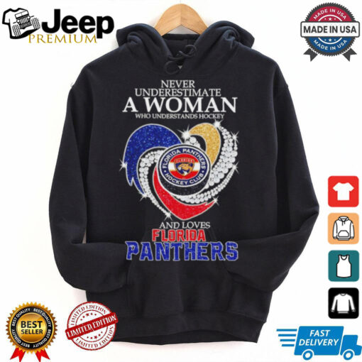 Florida Panthers Never Underestimate A Woman And Love 2024 shirt