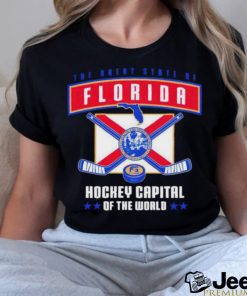 Florida Panthers The Great State Of Florida Hockey Capital Of The World T Shirt