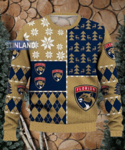 Florida Panthers Ugly Sweater Christmas, Ice Hockey NHL Sweatshirt Pattern