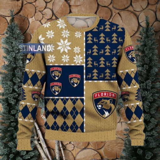 Florida Panthers Ugly Sweater Christmas, Ice Hockey NHL Sweatshirt Pattern