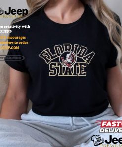 Florida State Seminoles Black Classic Boxy Crop T Shirt