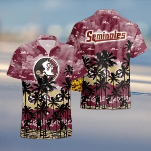 Florida State Seminoles Palms Tree Hawaiian Shirt