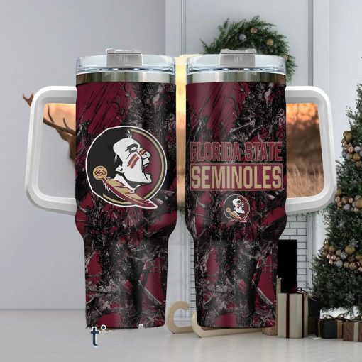 Florida State Seminoles Realtree Hunting 40oz Tumbler