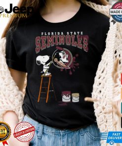 Florida State Seminoles Snoopy Painting Shirt