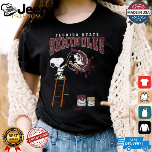 Florida State Seminoles Snoopy Painting Shirt