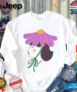 Flower human sketch art shirt