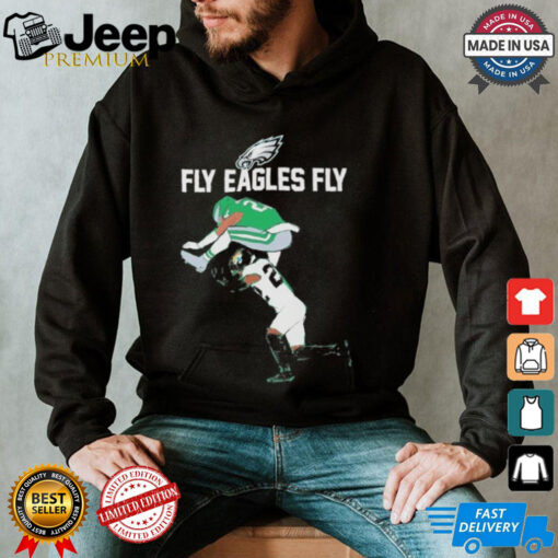 Fly Eagles Fly Saquon Barkley Reverse Hurdle Shirt