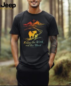 Follow The Word Not The Herd Romans 12 2 Vintage on Men's T Shirt