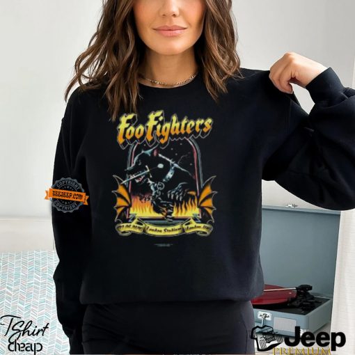 Foo Fighters Merch Limited Poster For Show At Lodon Stadium In London UK On June 22 2024 Shirt