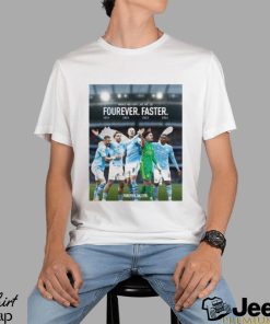 Football Congratulations To Man City On Becoming The First Men’s English Team To Win 4 League Titles In A Row Unisex T Shirt