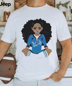 Football Detroit Lions Black Girl 2024 shirt