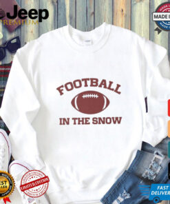 Football In The Snow T shirts