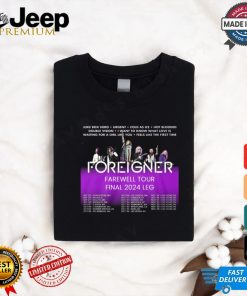 Foreigner Farewell Tour 2024 Shirt