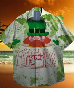 Forever Lucky LePrechaun St. Patrick day Hawaiian Shirt Lei