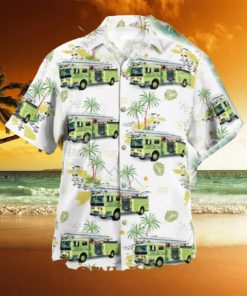 Fort Lauderdale Florida Fire Rescue Engine 9S 1976 Ward Lafrance Hawaiian Shirt 2024