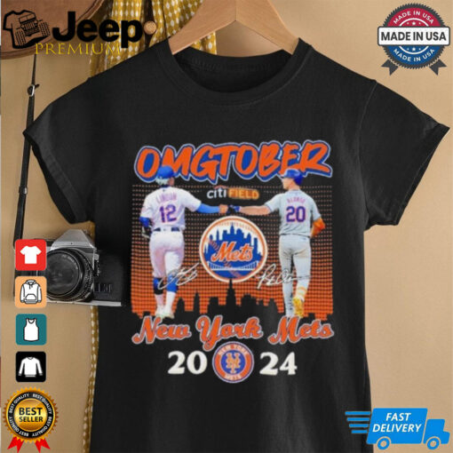 Francisco Lindor And Pete Alonso New York Mets OMGTOBER 2024 Shirt