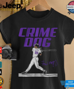 Fred McGriff_ Crime Dog Shirt, Tampa Bay shirt