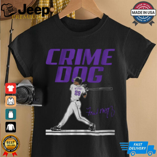 Fred McGriff_ Crime Dog Shirt, Tampa Bay shirt