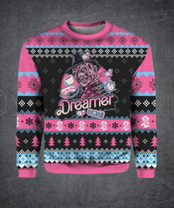 Freddy Krueger Dreamer A Nightmare On Elm Street Christmas Ugly Sweater