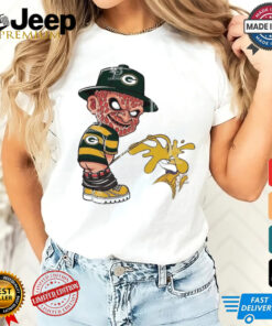 Freddy Krueger Green Bay Packers Piss On Minnesota Vikings Halloween 2024 NFL Shirt