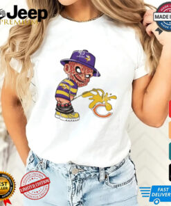 Freddy Krueger Minnesota Vikings Piss On Chicago Bears Halloween shirt