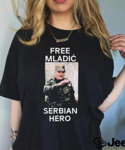 Free Mladic Serbian Hero Black shirt