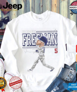 Freeman Los Angeles Dodgers Cartoon Signature 2024 Shirt