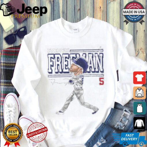 Freeman Los Angeles Dodgers Cartoon Signature 2024 Shirt