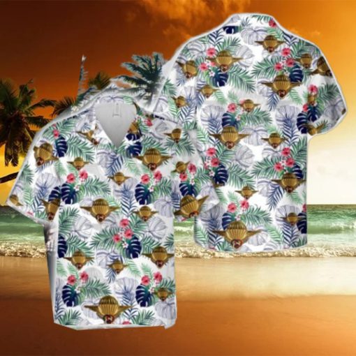 French Armed Forces ParatrooVper Moniteur Brevet 3D Hawaiian Shirt Aloha Summer Gift