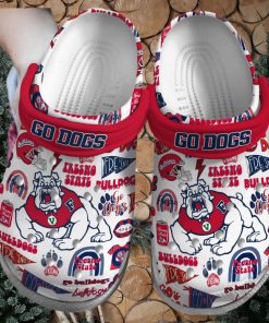 Fresno State Bulldogs NCAA Sport Crocs Crocband Clogs Shoes Comfortable For Men Women and Kids – Footwearelite Exclusive