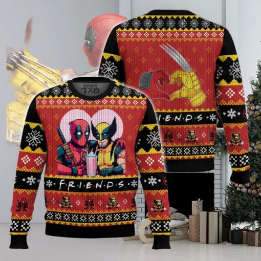 Friends Deadpool and Wolverine Ugly Sweater