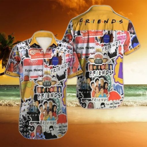 Friends Hawaiian Shirt Style Gift For Men And Women