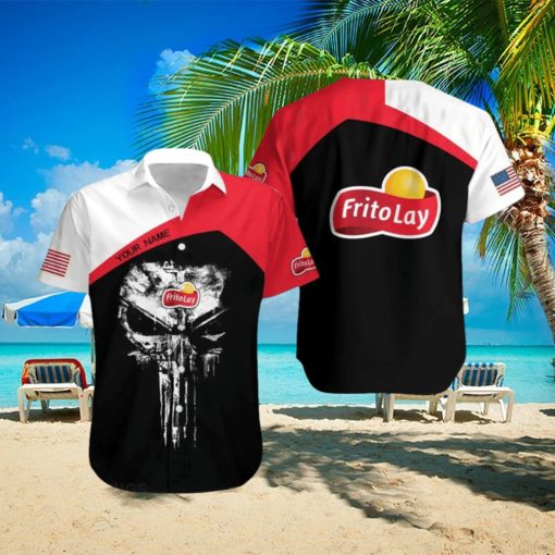 Frito Lay Vacation Logo Brand Hawaiian Shirt Skull Gift Summer Custom Name