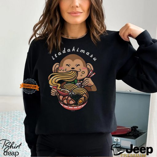 Fun With Food Ramen Monkey T Shirt