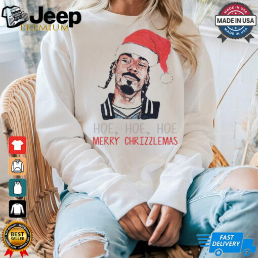 Funny Christmas Snoop Dogg Hoe Hoe Hoe Merry Chrizzlemas T Shirt