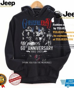 Funny Grateful dead 60th anniversary 1965 2025 thank you for the music shirt