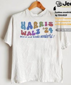 Funny Harris Walz weird and kinda wonderful 2024 Groovy T Shirt