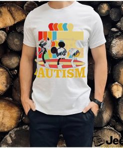 Funny Mickey Donald Goofy Autism shirt