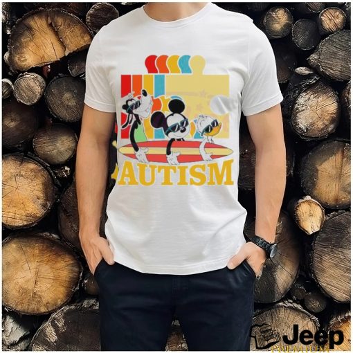 Funny Mickey Donald Goofy Autism shirt