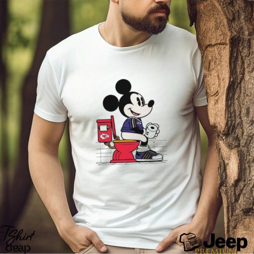 Funny Mickey Mouse Baltimore Ravens VS Kansas City Chiefs Shirt