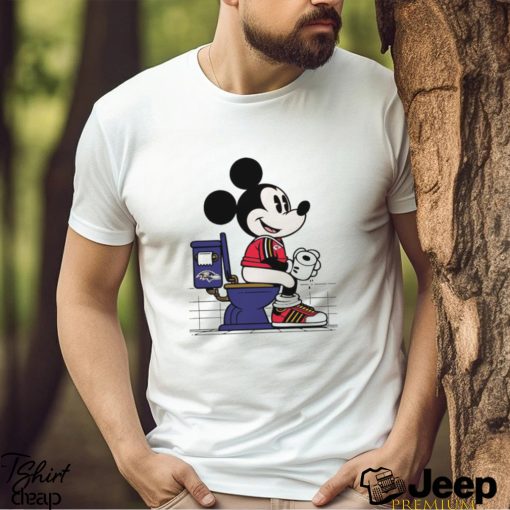 Funny Mickey Mouse Kansas City Chiefs VS Baltimore Ravens Shirt